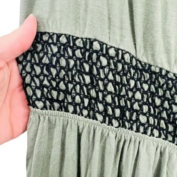 Mudd Olive Green Surplice Culotte Jumpsuit 2X - Picture 3 of 6